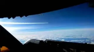 Passing a Delta 767 over the North Atlantic