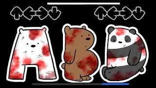FNF Belike Alphabet Lore | Alphabet Lore But they transformation into We Bare Bears (A-Z...) #New