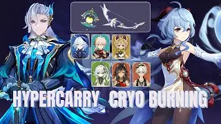 C0 Neuvillette + Kachina Hypercarry - C1 Ganyu Cryo Burning | 5.1 Spiral Abyss