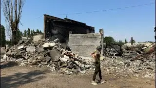 Shevchenkivska distrutta dai russi
