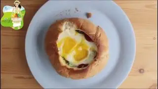 Ekmek içi Pastırmalı Yumurta