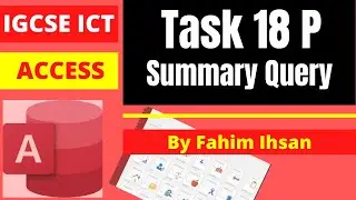 HOW TO CREATE SUMMARY QUERY