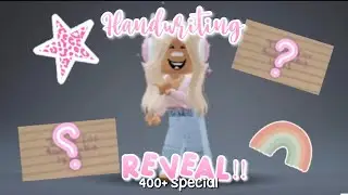 Handwriting Reveal // 400 sub special !! ༊*·˚