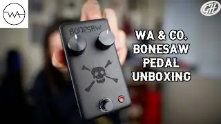 WA & CO. BONESAW Guitar Pedal Unboxing