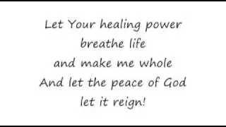 Let the Peace of God Reign - 16x9 lyrics - Hillsong Darlene Zschech