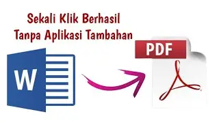 Cara merubah word ke pdf tidak berantakan