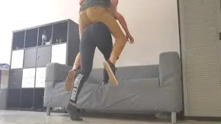 Lift and carry: Climb a couch (piggyback challenge) - Vanessa trailer 18