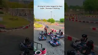 Driving on India's largest Go-Kart track - Formula 11 Karting #gokart #drive #india