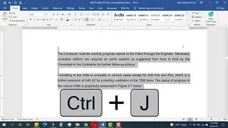 How to End Text Uniformly in Word