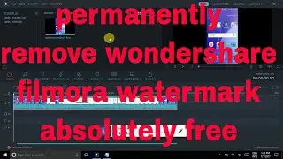 trick to remove filmora watermark for free[english]