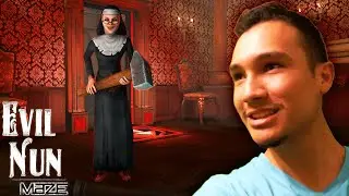 EVIL NUN MAZE IS HERE! THE ENDLESS ESCAPE GAMEPLAY WITH EVIL NUN!