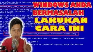 How to deal with blue screen windows on laptops and computers, blue monitor screen, blue screen