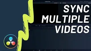 How To Sync Multiple Videos in DaVinci Resolve 16