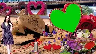 HD love wedding green screen effects !! Beautiful love Garden background video!! free ...