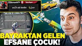 BAYRAKTAN GELEN EFSANE ÇOCUK!  PUBG MOBİLE