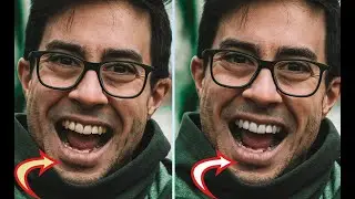 Blanchir (NATURELLEMENT) les dents rapidement avec photoshop 2021! C Facile ! Apprendre Photoshop