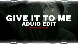 GIVE IT TO ME (ADUIO EDIT) #music #quitezy #phonk #audioedit #youtube