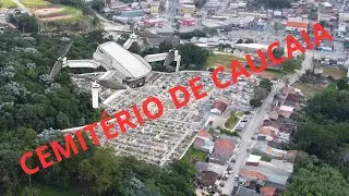 DRONE SOBREVOA EM CEMITERIO DE CAUCAIA DO ALTO