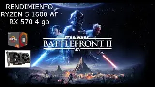 Star Wars Battlefront 2 /// Ryzen 5 1600 AF + RX 570 4GB  ( Test )