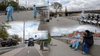 На велосипеде по Москве 9 мая 2020