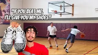 We played 1's and I PUT MY SHOES ON THE GAME!