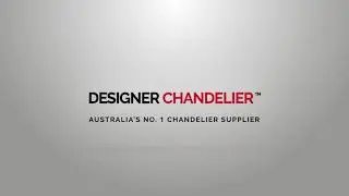 Designer Chandelier Logo Animation