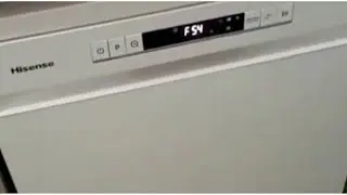 حل كود خطأ F54 فى غسالة الصحون هايسنس وسبب رمز F54 فى Hisense dishwasher 
