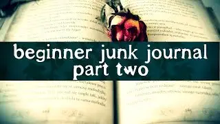 Beginner Junk Journal Part 2 - Cover Texture, Painting & Frame