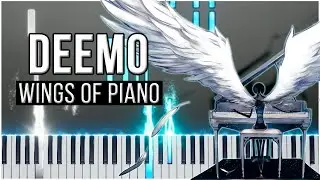 V.K - Wings of piano (Deemo) 【 PIANO TUTORIAL 】