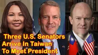 Three U.S. Senators Arrive In Taiwan, To Meet President