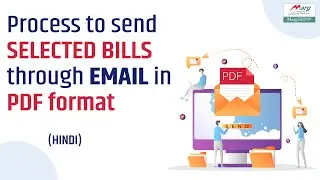 Process to Email selected bill in pdf format in Marg ERP Software [Hindi]