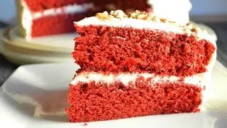 LUSCIOUS Red Velvet Cake Recipe | How to Make a Red Velvet Cake from scratch | Cooking With Carolyn