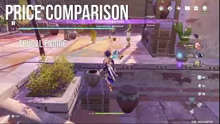 Price Comparison - Genshin Impact Comission Ending