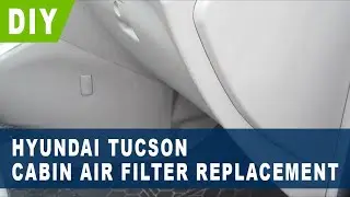 Hyundai Tucson Cabin Air Filter Replacement ( 2005 2006 2007 2008 2009 2010 )