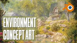 Environment Concept Art (time lapse)