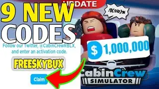 UPDATE⚡ CABIN CREW SIMULATOR CODES IN AUGUST 2024 | ROBLOX CODES AUGUST 2024