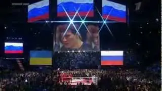 Бой Кличко Поветкин. Гимн России в исполнении Кобзона