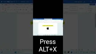 apple symbol in Ms word 