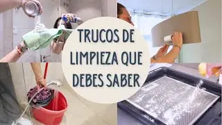 10 TRUCOS de LIMPIEZA que DEBES SABER para TU HOGAR ✨
