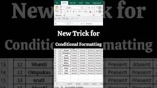 Excel New Trick 💯 must know this !....#excel  #exceltips   #exceltricks  #finance  #spreadsheet