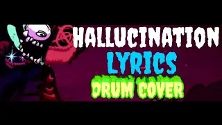 Hallucination/Neo Winter Horrorland DRUM COVER! LYRICS! (Friday Night Funkin) Neo 3.0 Collab