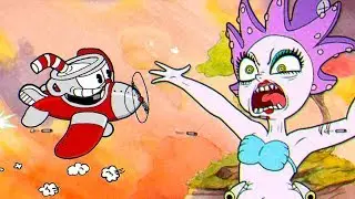 Cuphead - Жестокое наказание для Медузы Горгоны Капхед рвет жопы боссам мультик игра для детей