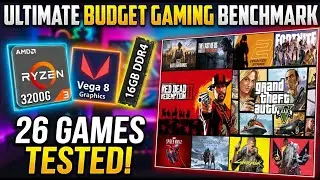 Ryzen 3 3200G Vega 8 & 16GB RAM | Test in 26 Popular Games on 2025