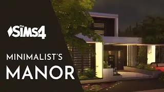 Minimalist`s Ultra Modern Family Home 😘🍸🏠|Living Modern | Base Game | The Sims 4 | Stop Motion