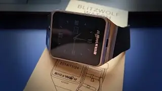 BlitzWolf SmartWatch Phone умные китайские часы телефон и мой тупеж по настройке! Banggood 4k!
