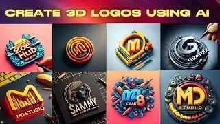 How To Create 3D Logo Using AI For FREE | AI 3D Logo Generator | Bing AI