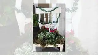 Привлекающий Внимание Старичок Как Сделать Старый Стул Ярким Элементом Ландшафта