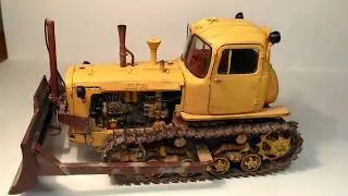 Обзор на модель бульдозера ДЗ-42Г на базе ДТ-75.