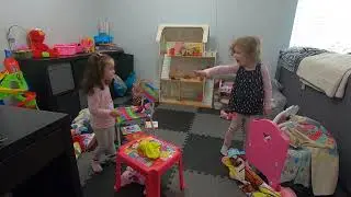 Bossy Aria playing with Zoe