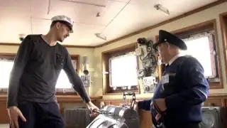 Константин Нестеров на ледоколе "Красин"